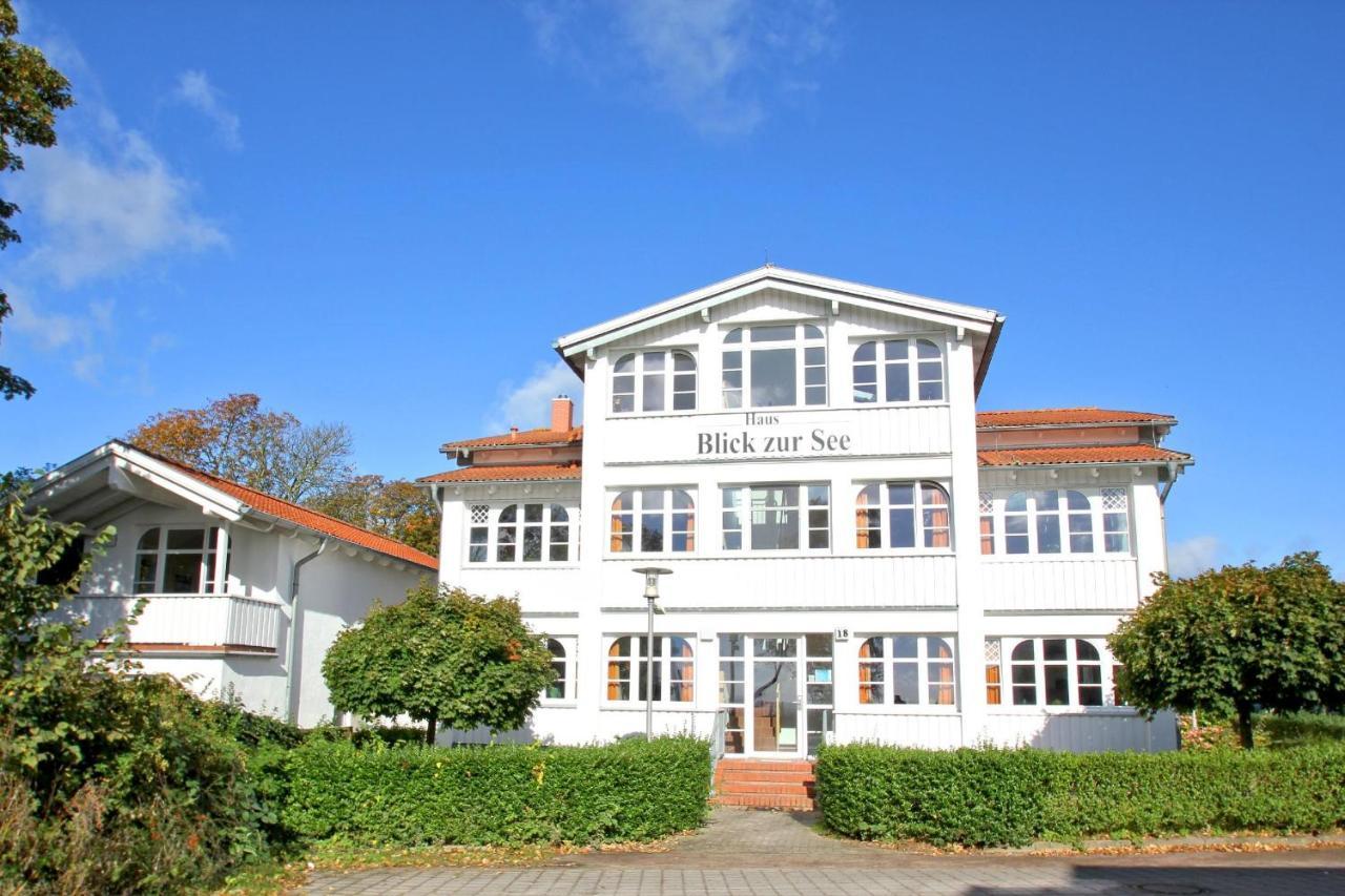 Haus Blick zur See FeWo 11 Gartennutzung, Meerblick, Sauna- und Schwimmbadnutzung im AHOI Sellin Goehren  Exterior foto