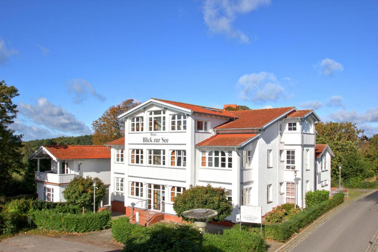 Haus Blick zur See FeWo 11 Gartennutzung, Meerblick, Sauna- und Schwimmbadnutzung im AHOI Sellin Goehren  Exterior foto